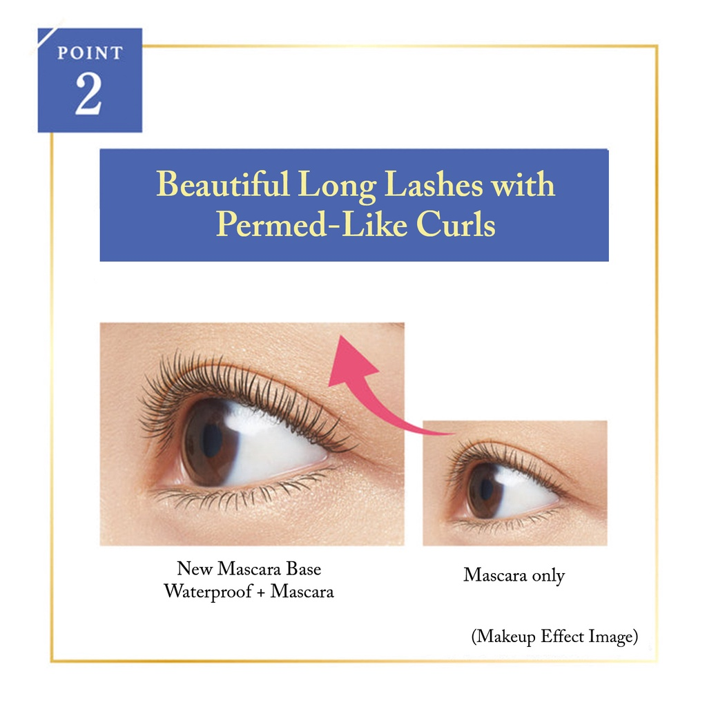 Kiss Me Curl Keep Mascara Base Waterproof