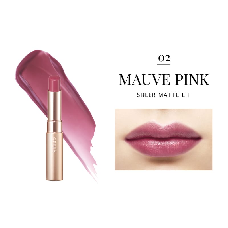 Opera Sheer Matte Lip 02 Mauve Pink