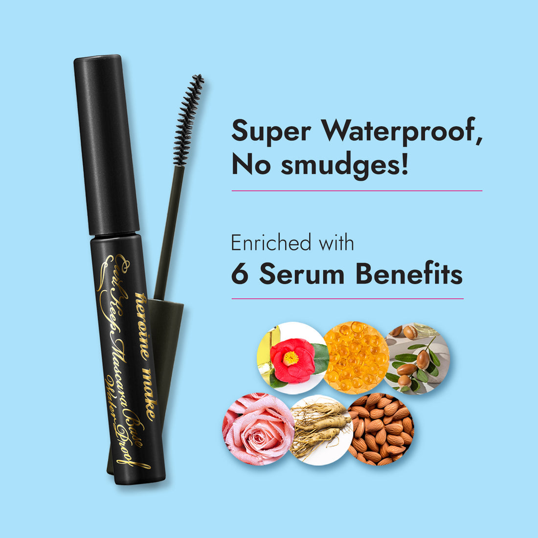 Kiss Me Curl Keep Mascara Base Waterproof